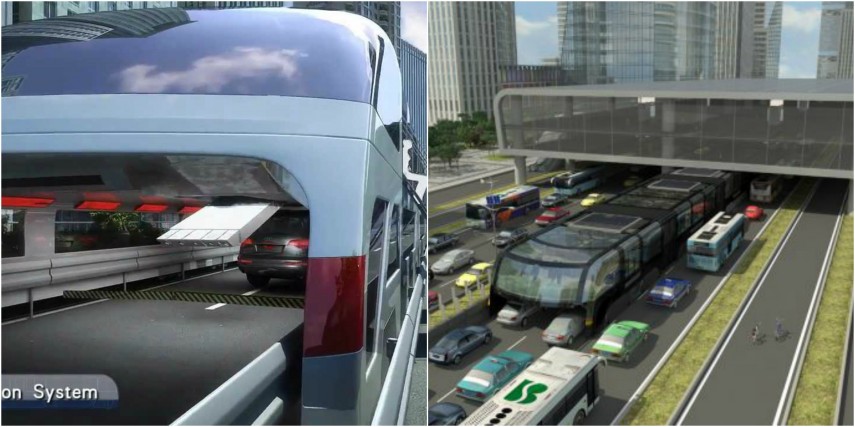Update: Is China's Straddle Bus The Reply To Traffic And Pollution Woes?